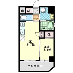 ネクストステージ本町の物件間取画像